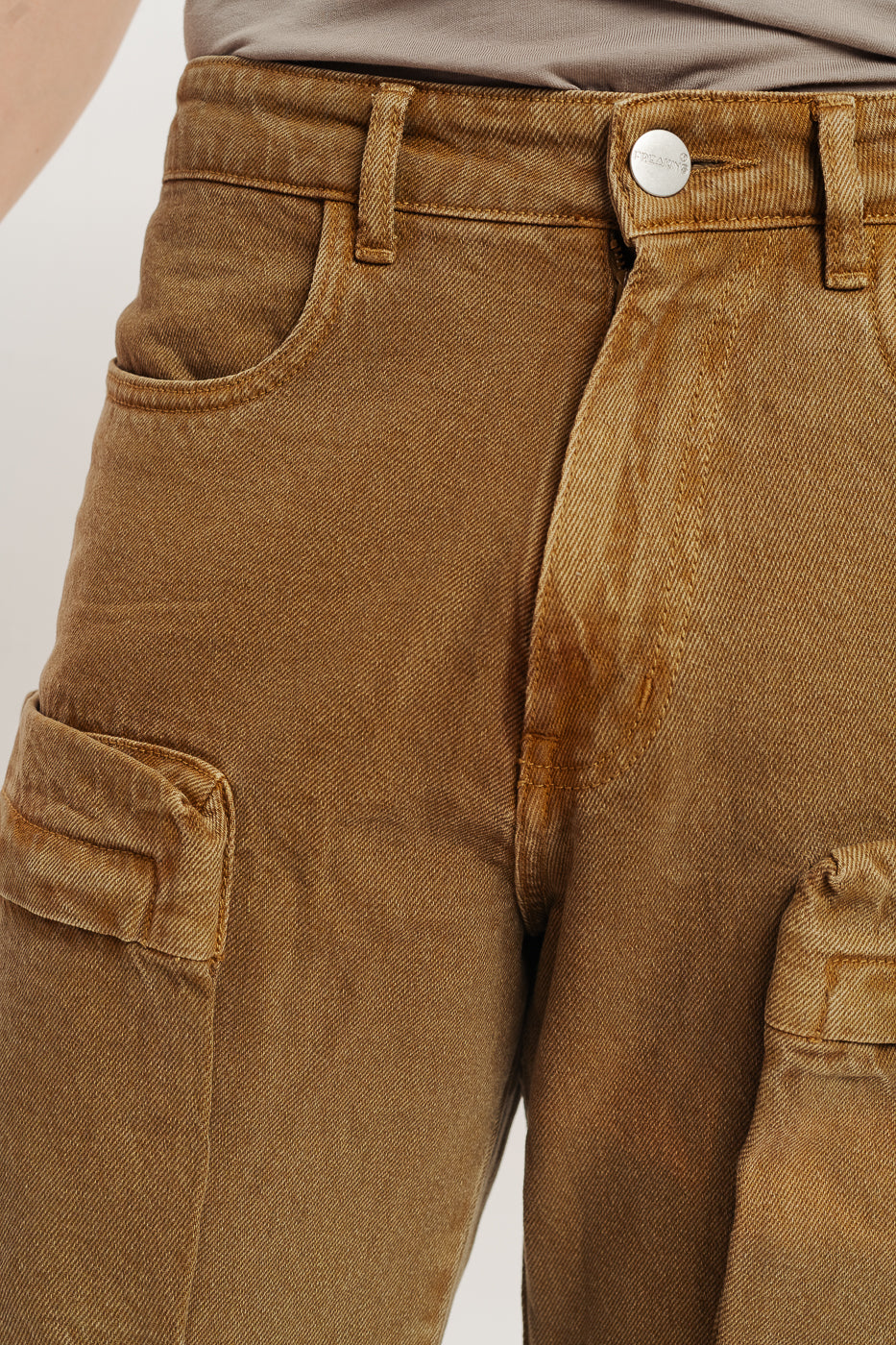MEN'S BROWN STRAIGHT JEANS