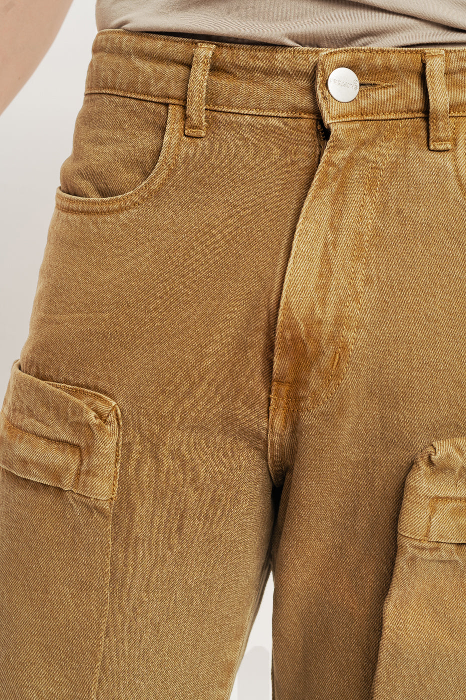 Men's Brown Straight Jeans