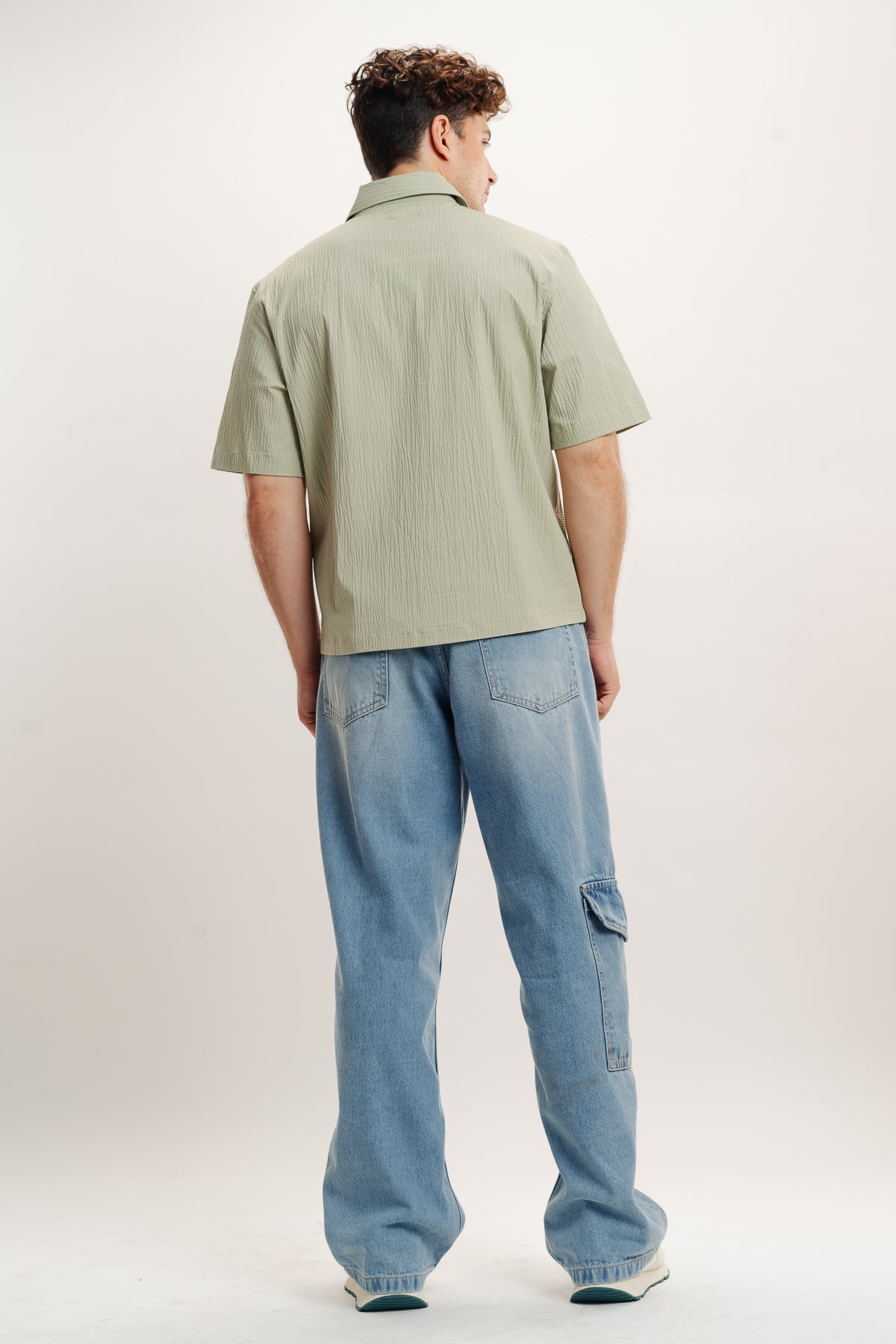 MEN'S MID BLUE RELAXED JEANS