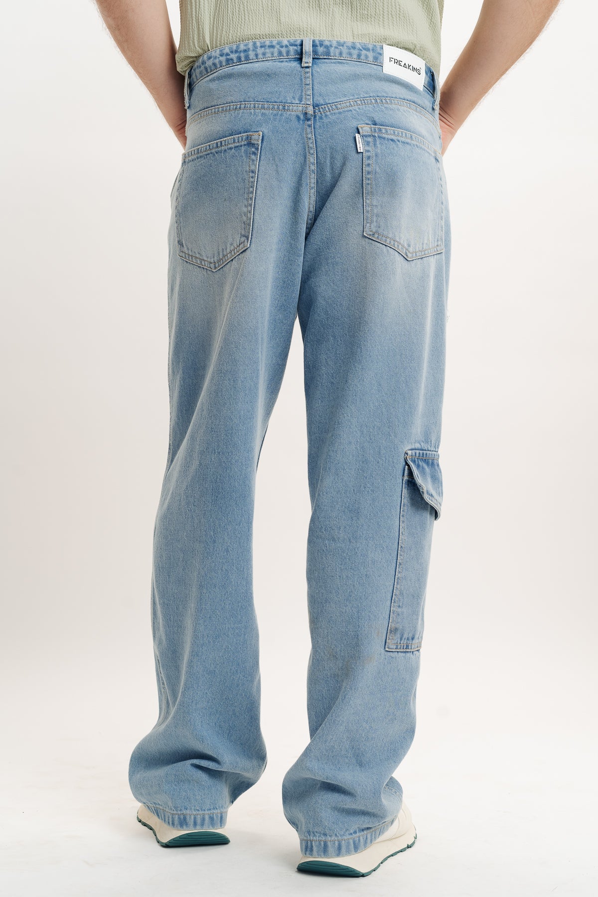 MEN'S MID BLUE RELAXED JEANS
