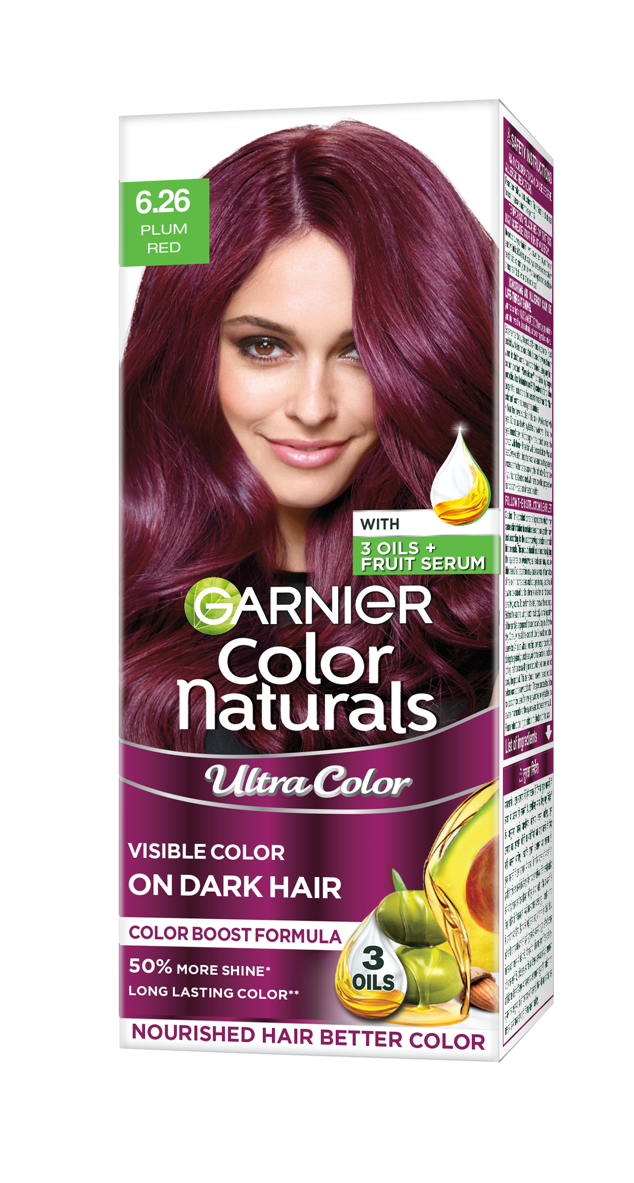 Garnier Plum Red Hair Color 6.26 Freebie