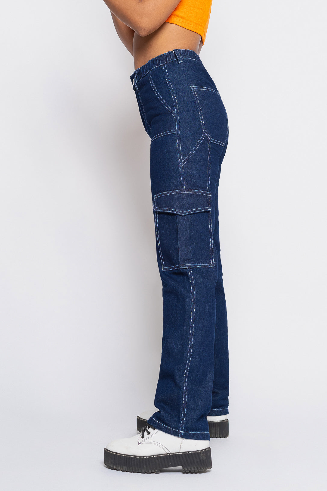 9090×centimeter Stitch Cargo Denim – YZ
