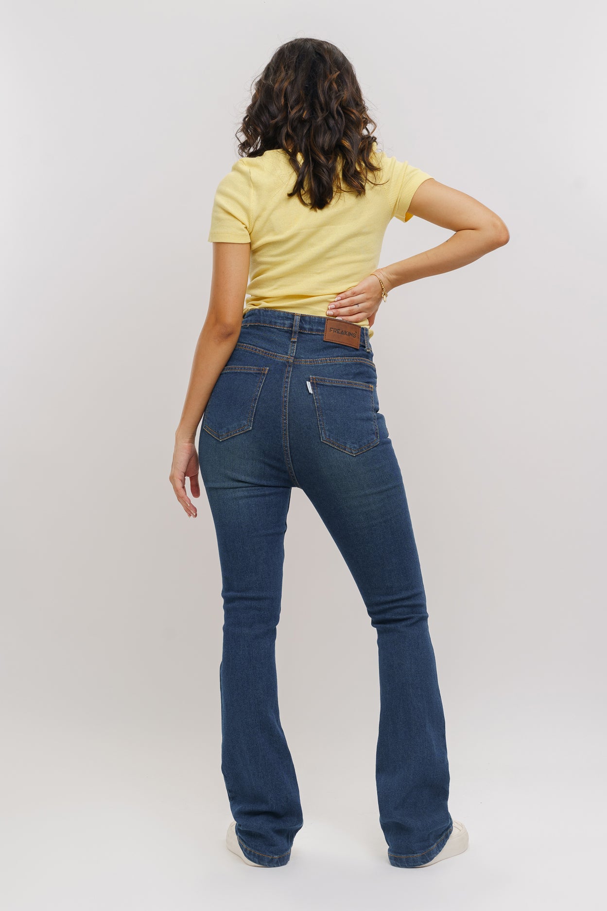 Vintage Blue Stretch Bootcut Jeans