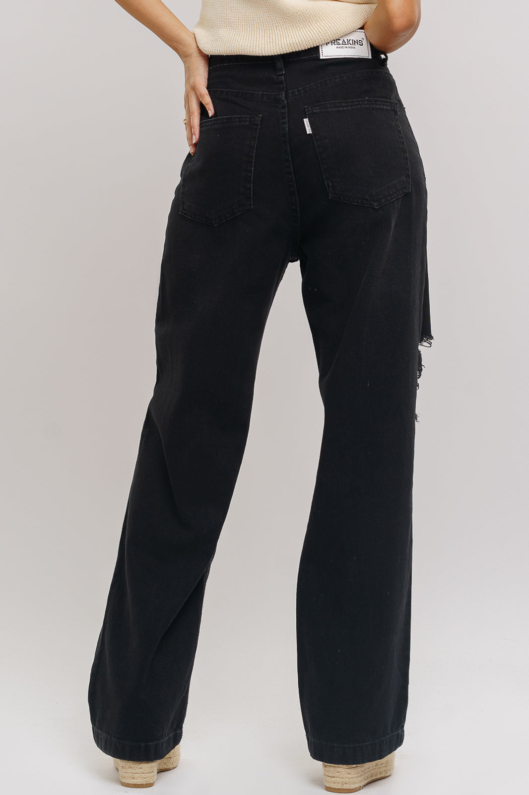 PINSTRIPE STRAIGHT POCKET PANTS