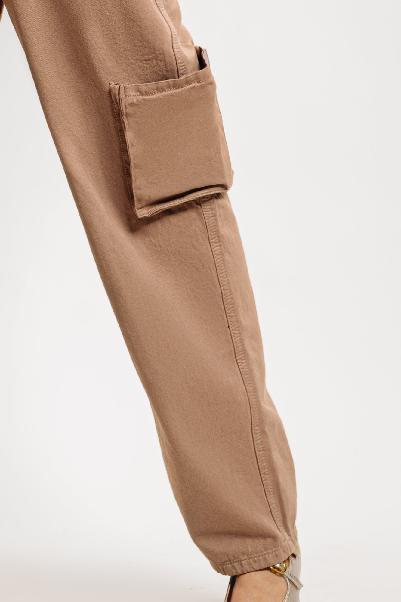 Twill cargo trousers - Beige - Ladies | H&M IN