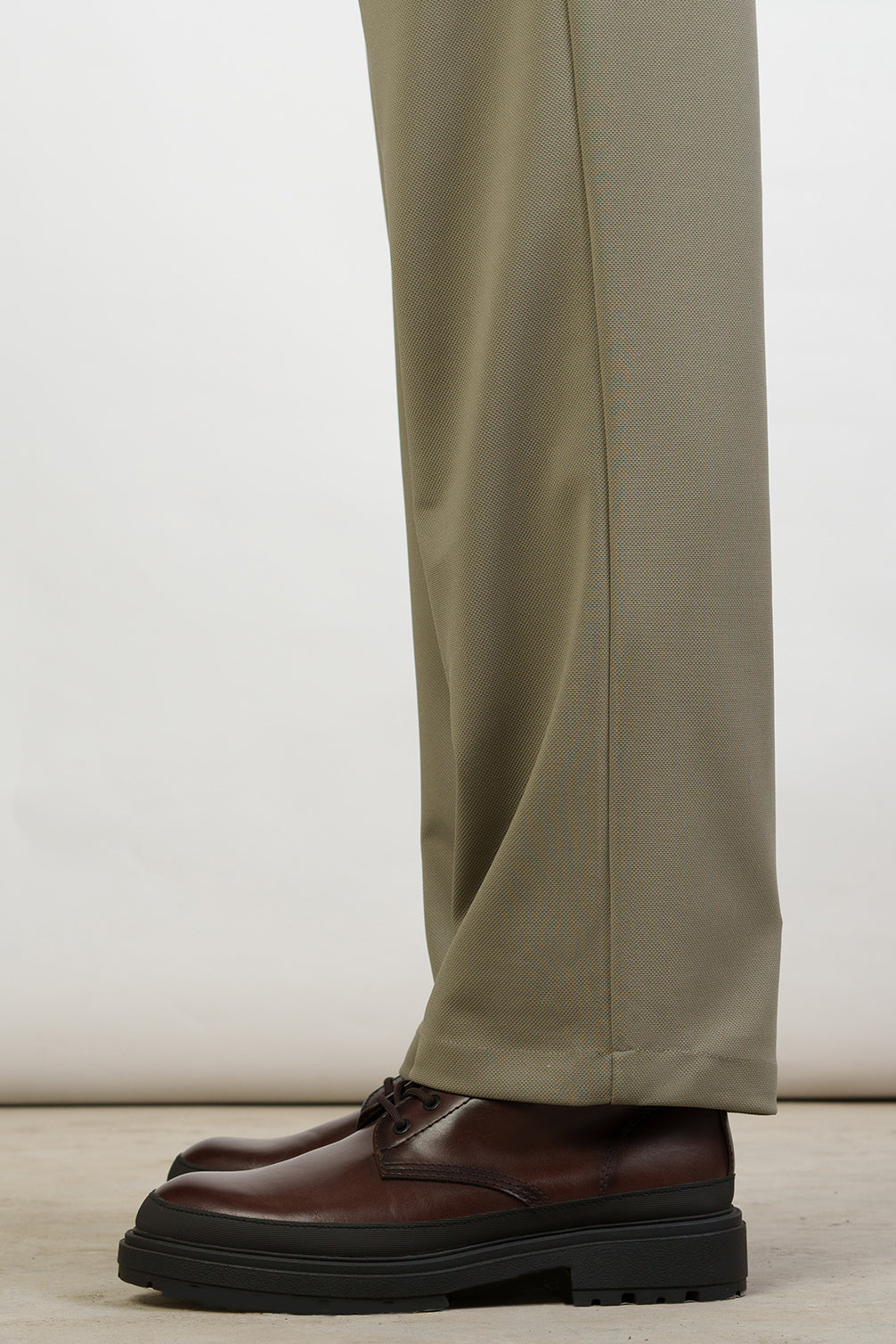 Echo Sage Men's Pleated Straight Korean Pants