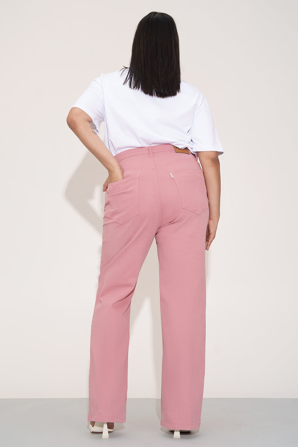 Wistful Rose Curve Straight Fit Jeans