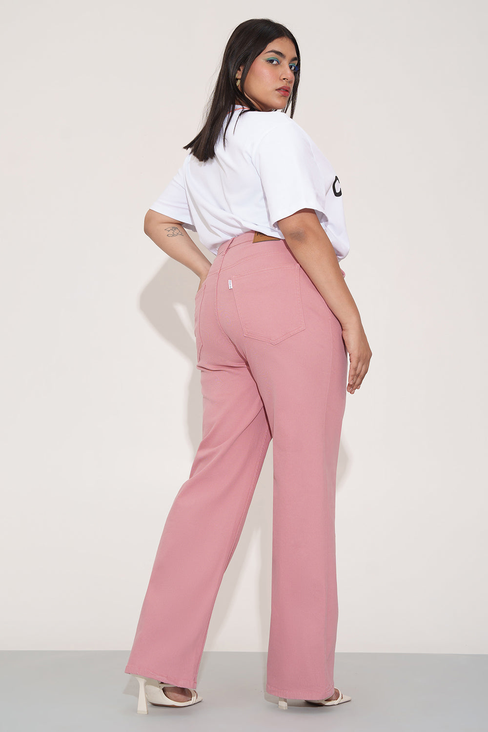 Wistful Rose Curve Straight Fit Jeans