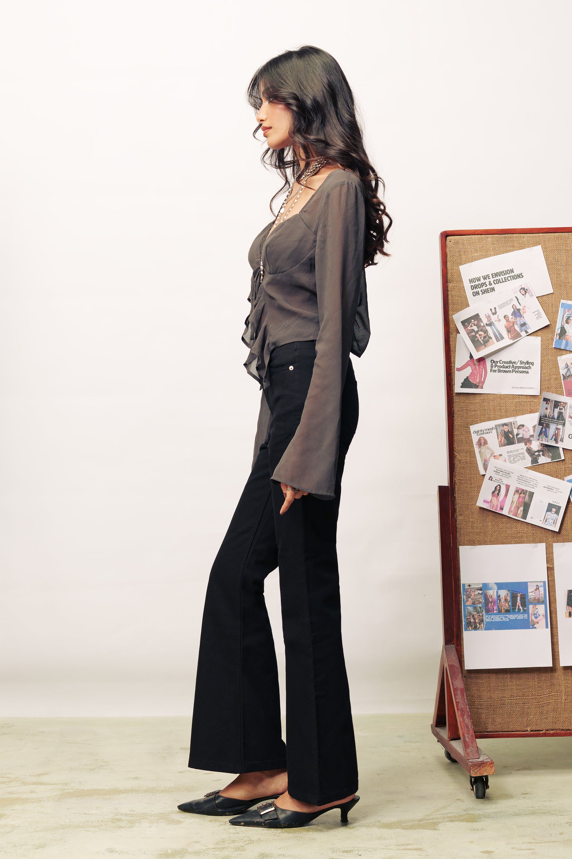 Dark Matter Black Bootcut Jeans