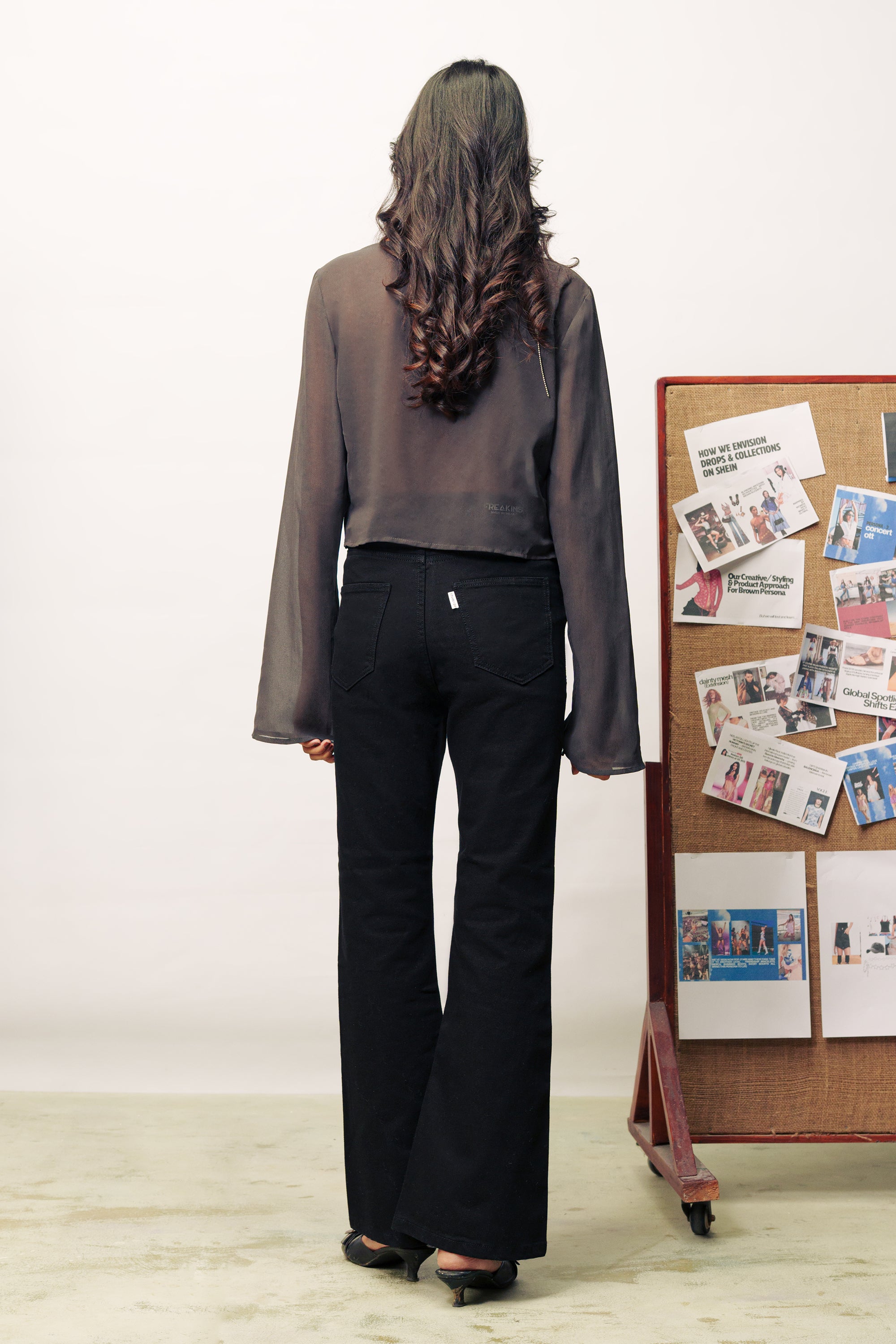 Dark Matter Black Bootcut Jeans