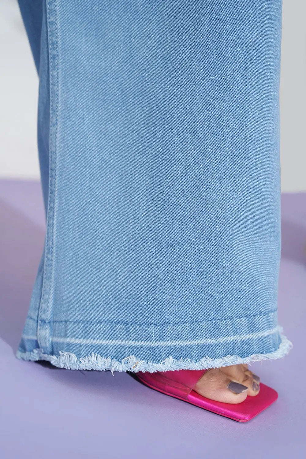 Oceanic Ombre Wide Leg Jeans