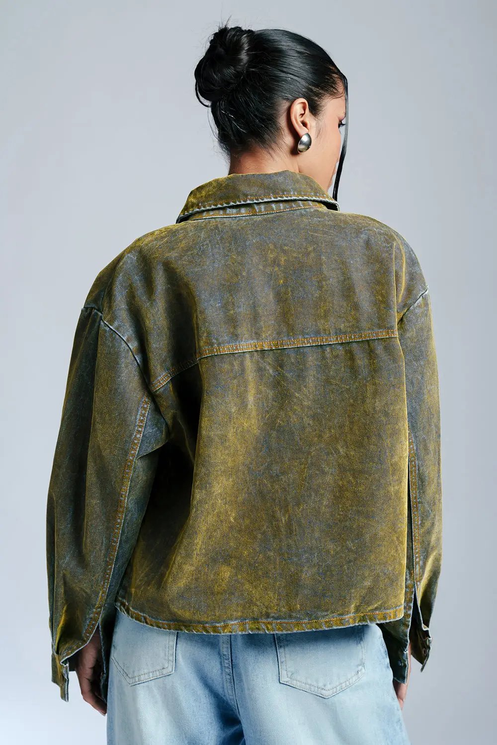 Velvet Moss Classic Denim Jacket