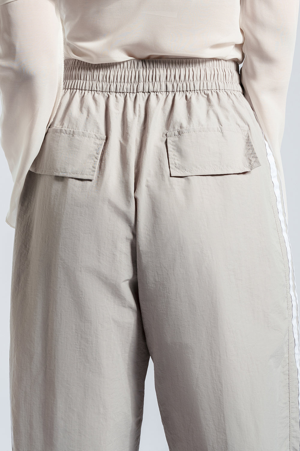 Steel Street Grey Parachute Pants Steel Street Grey Parachute Pants