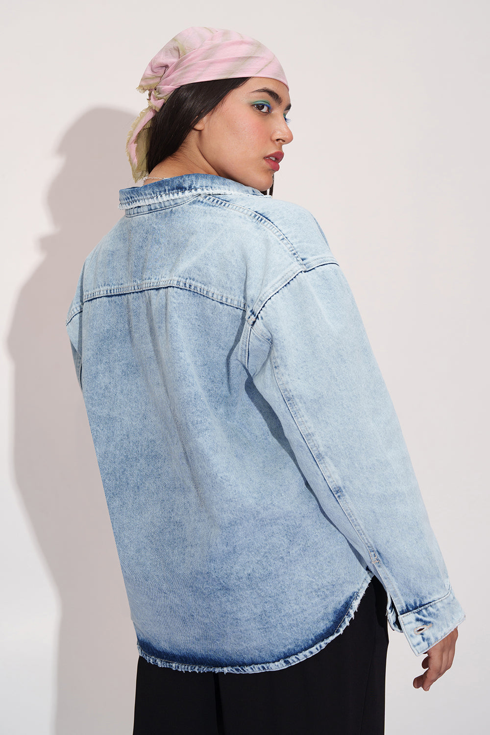 Old-School Denim Vintage Shacket