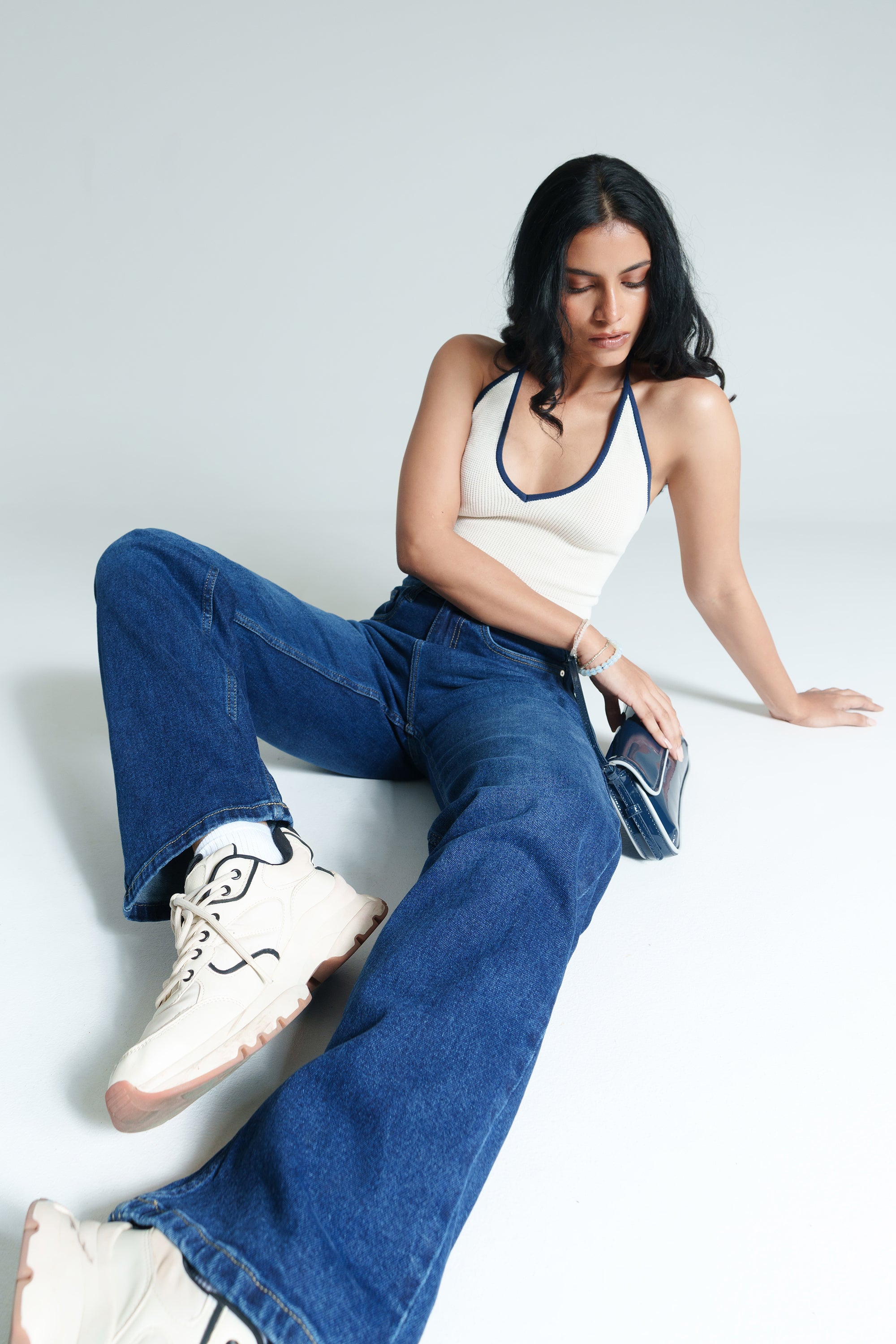 Deep Indigo Women's Straight Jeans