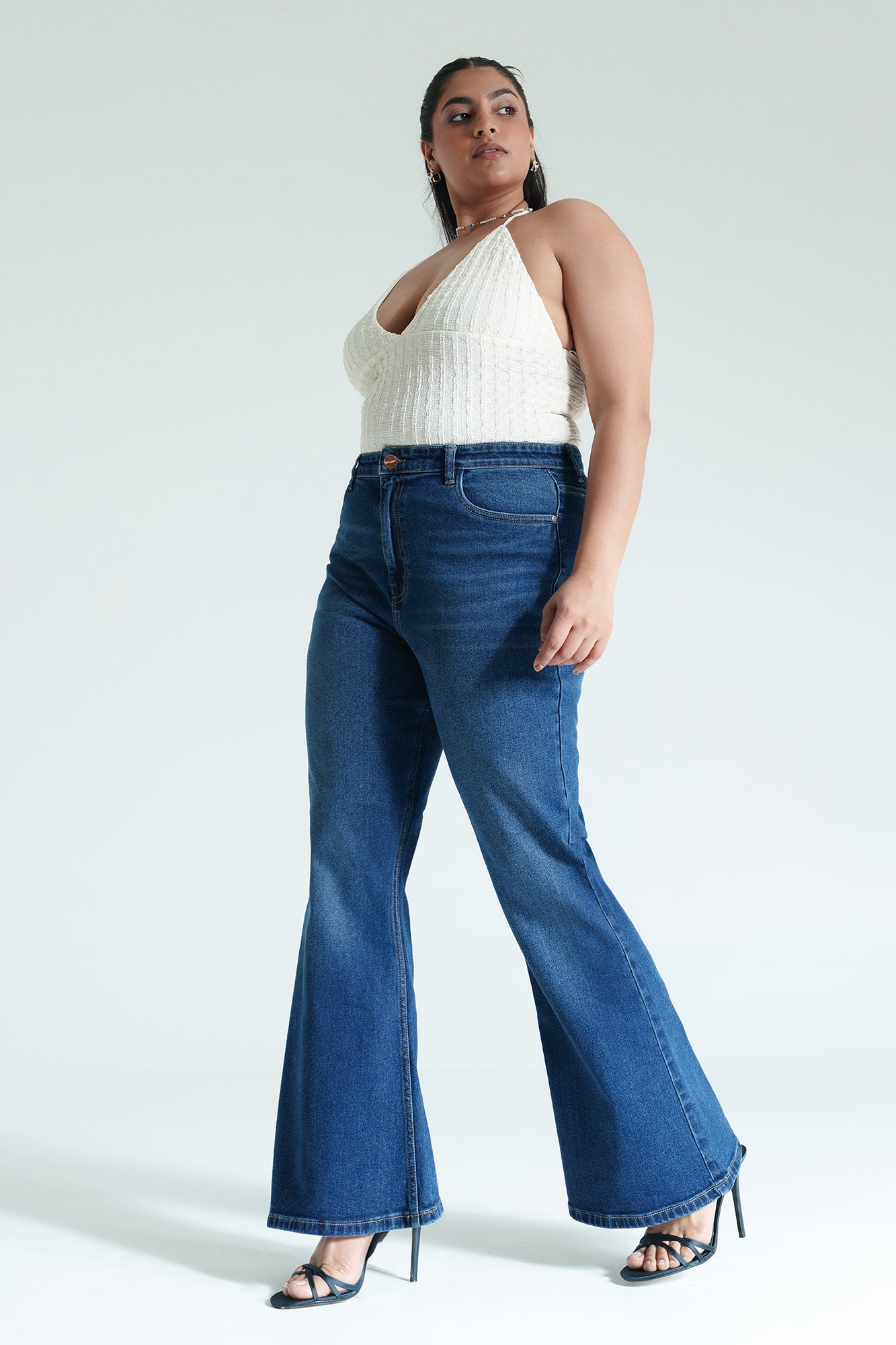Curve Nexus Blue Bootcut Jeans