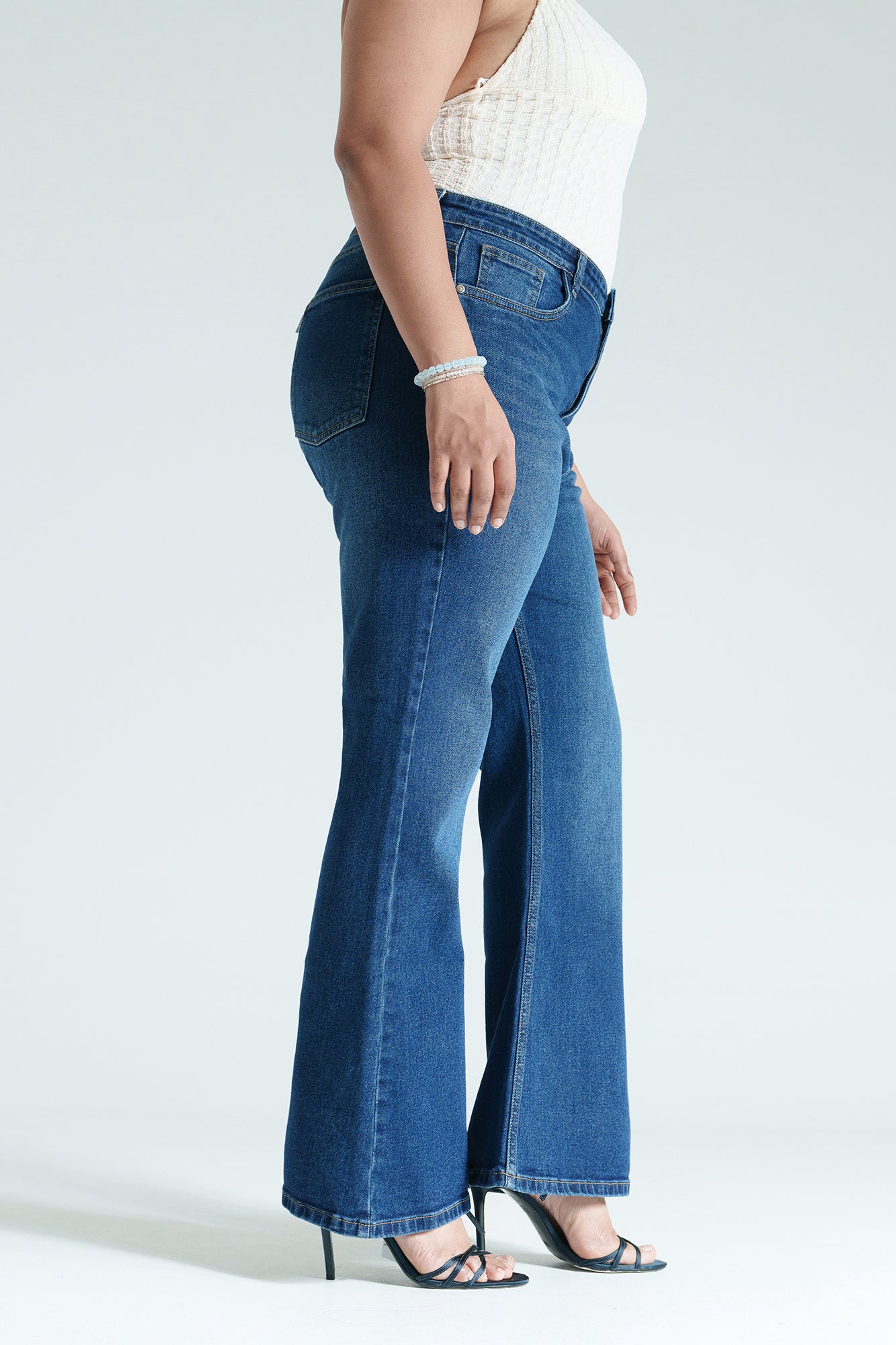 Curve Nexus Blue Bootcut Jeans