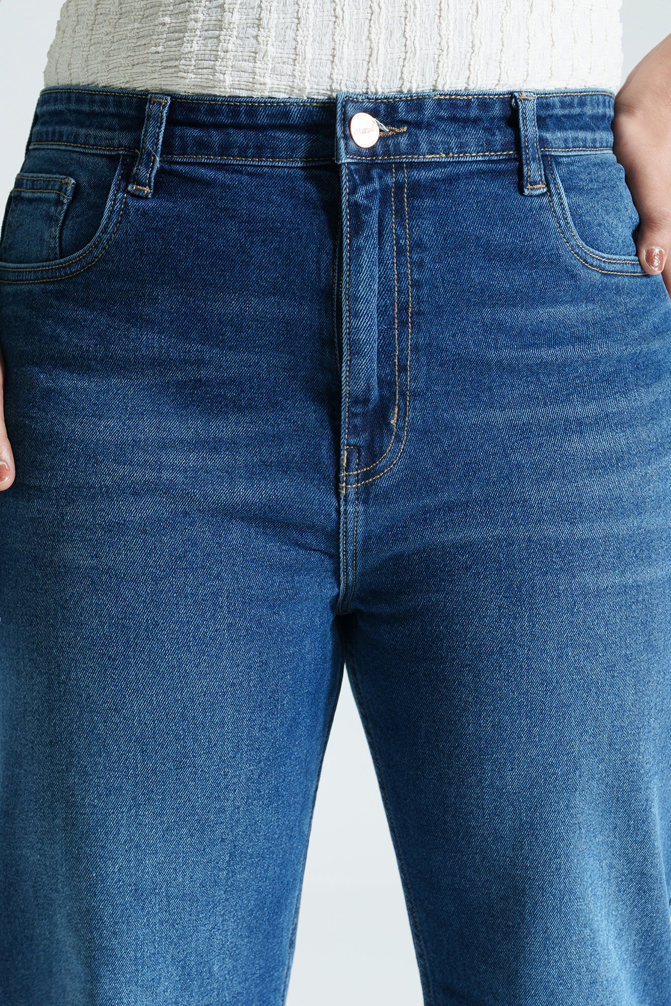Curve Nexus Blue Bootcut Jeans