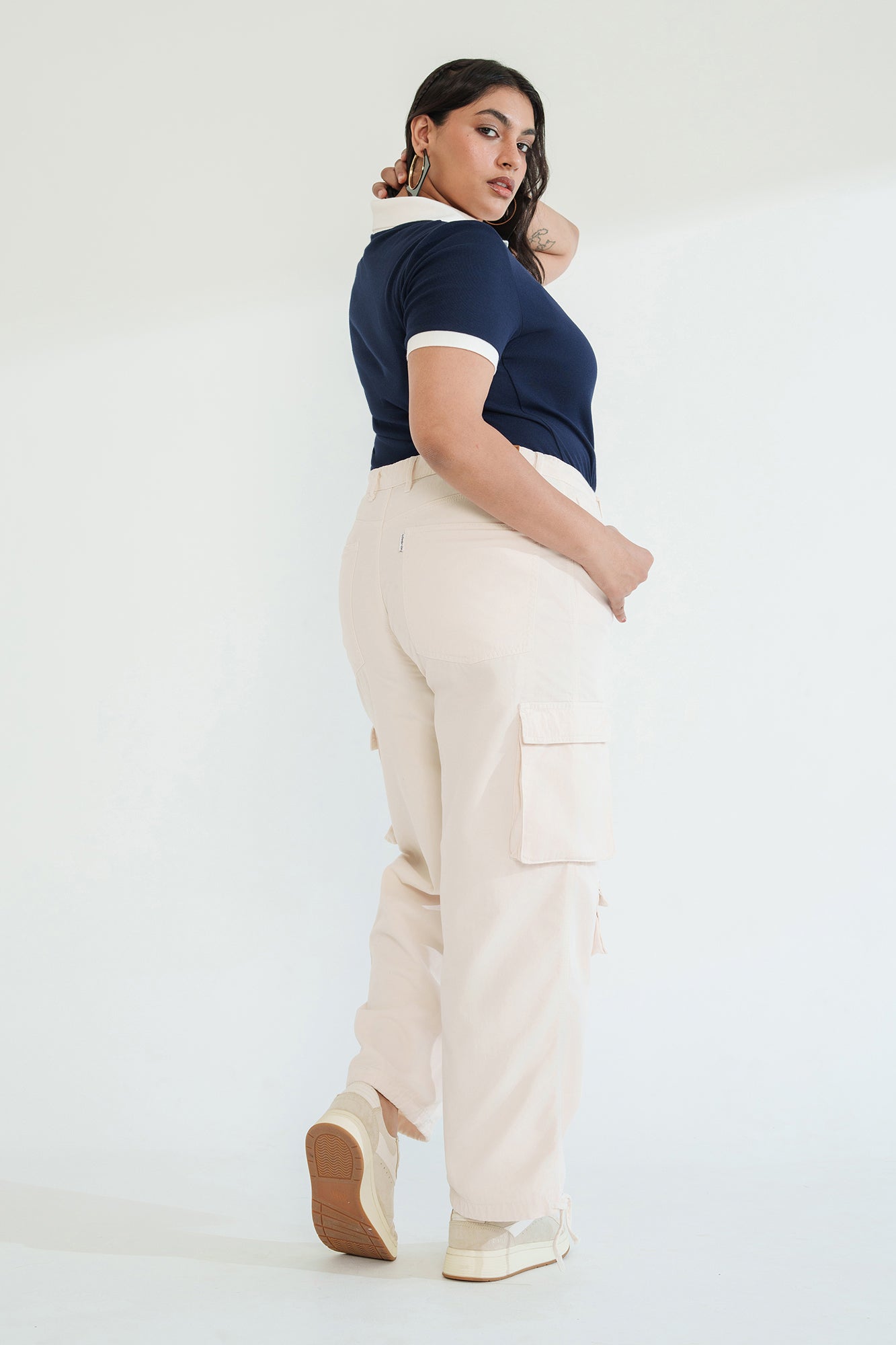 Curve Soft Ecru Cargo