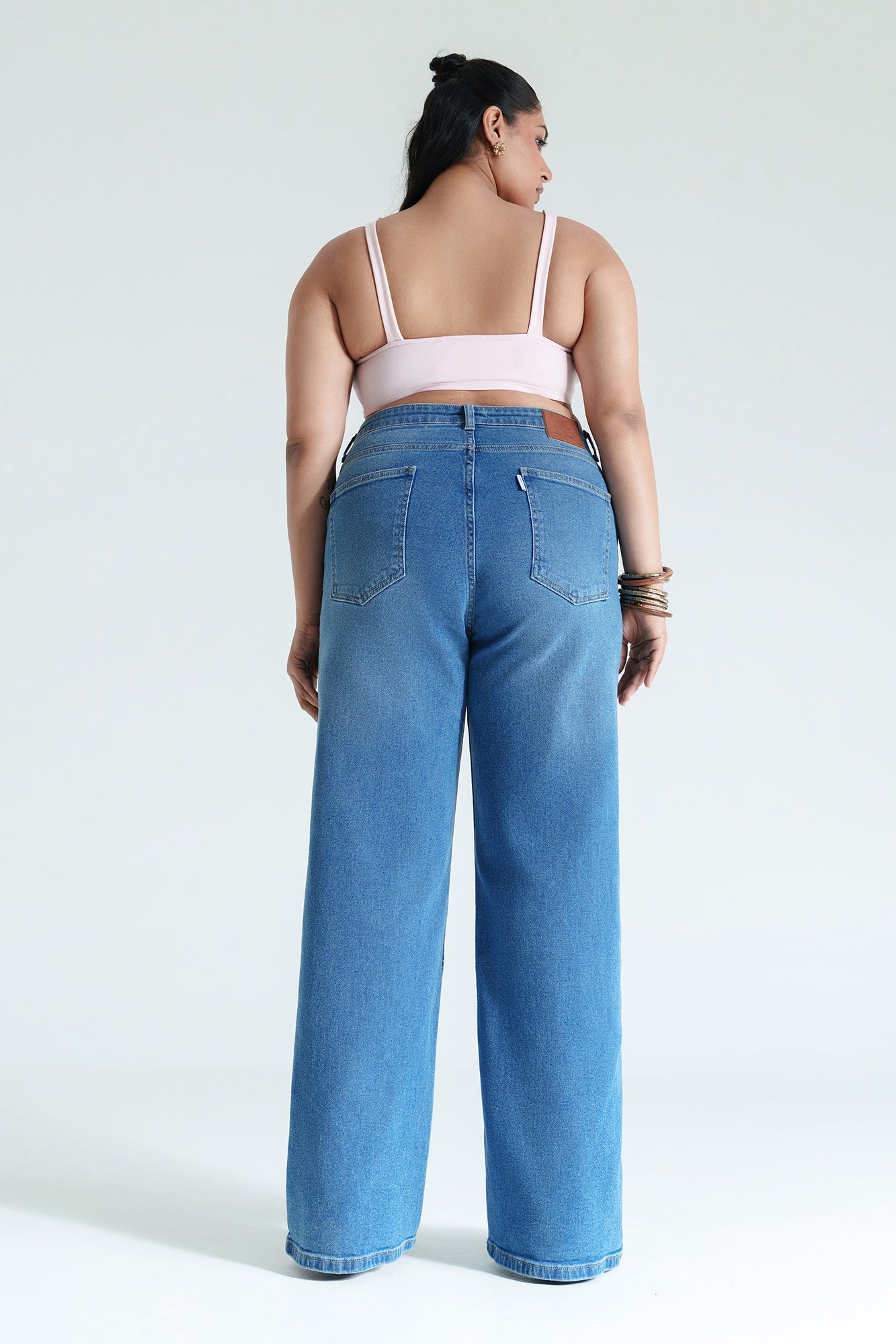 Curve Chill Blue Straight Jeans