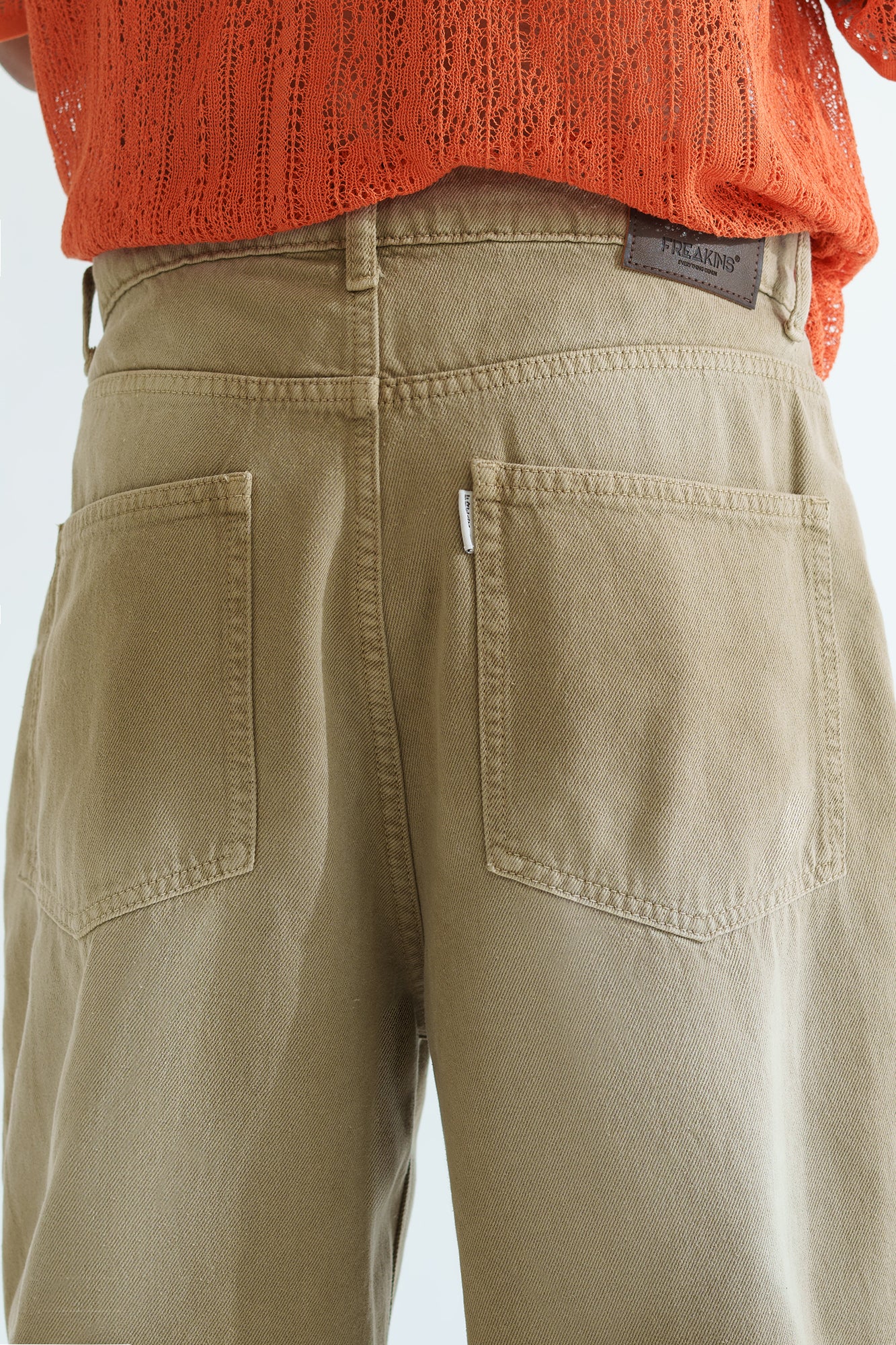 Dust Fawn Men's Baggy Straight Jeans