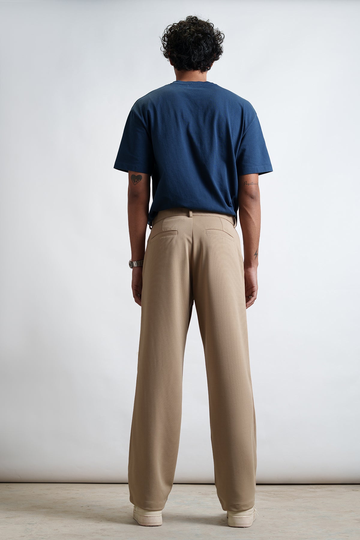 Biscotti Men's Pleated Straight Korean Pants