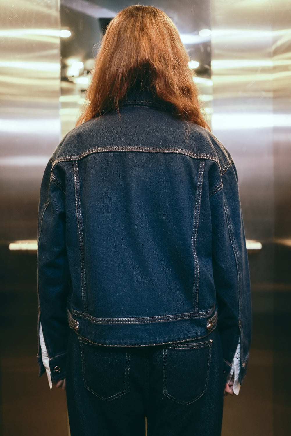 Gleam Blue Denim Trucker Jacket