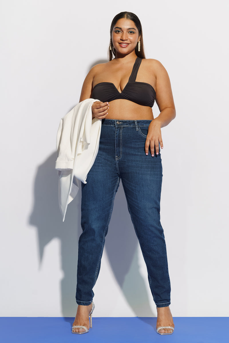 INDIGO DENIM BRALETTE