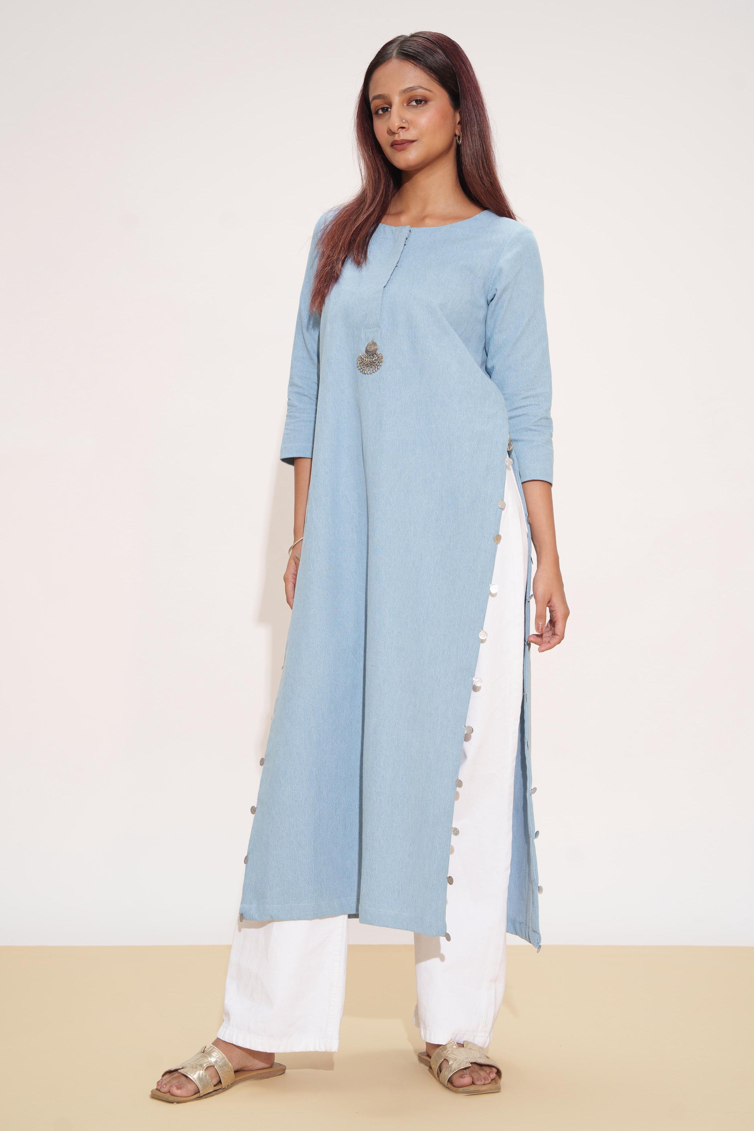 Rangrez Denim Kurta