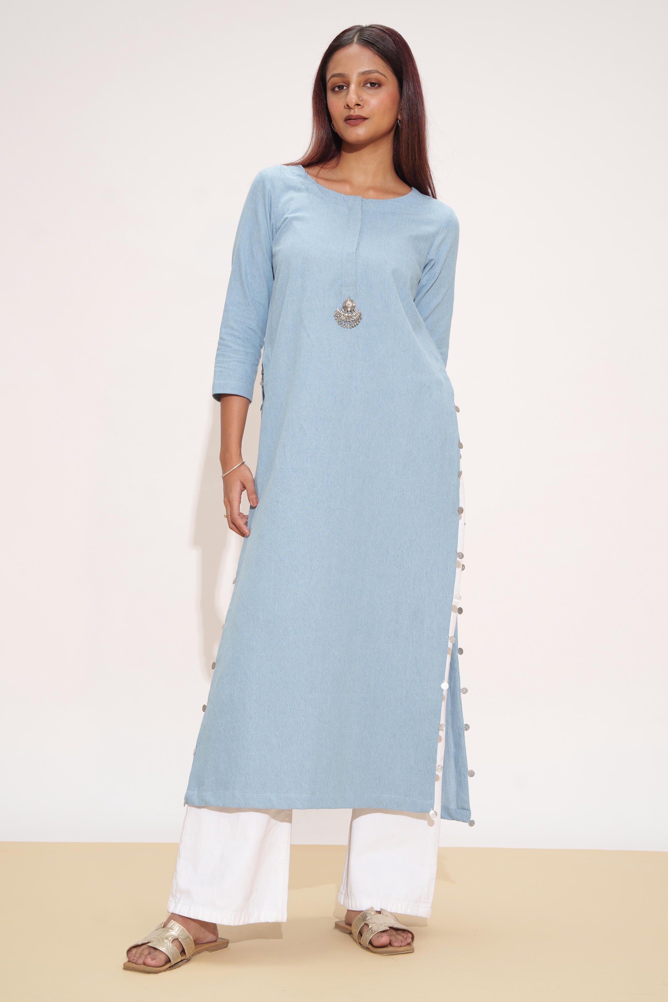 Rangrez Denim Kurta