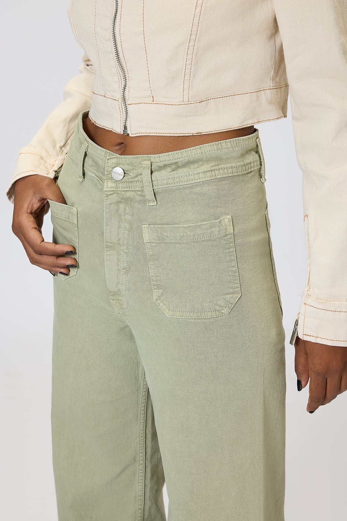 Khaki Marine Fit Jeans