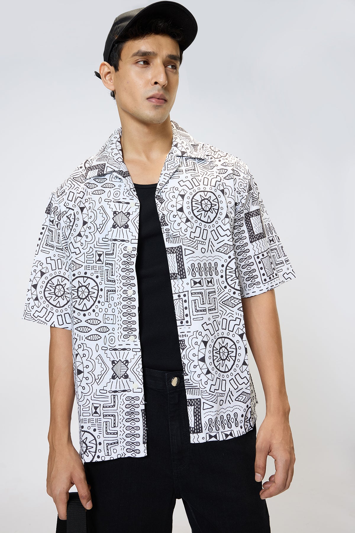Neo Aztec Resort Collar Shirt