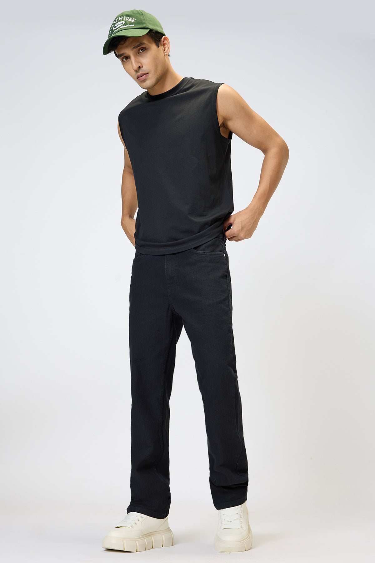 Black Men's Slim Fit Jeans