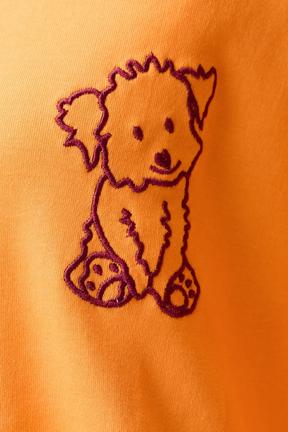 Women's Doggo Over All Orange T-Shirt