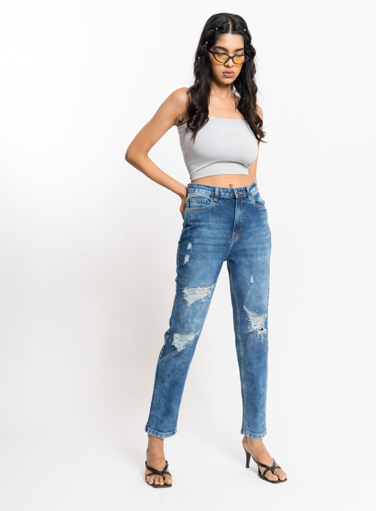 Ripped Mom jeans