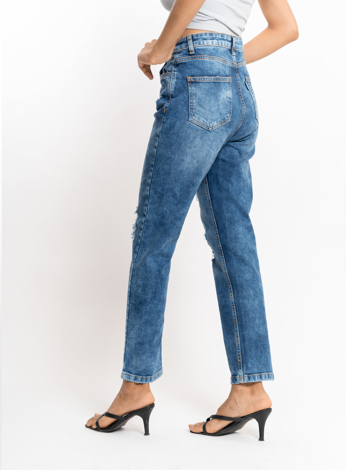 Ripped Mom jeans