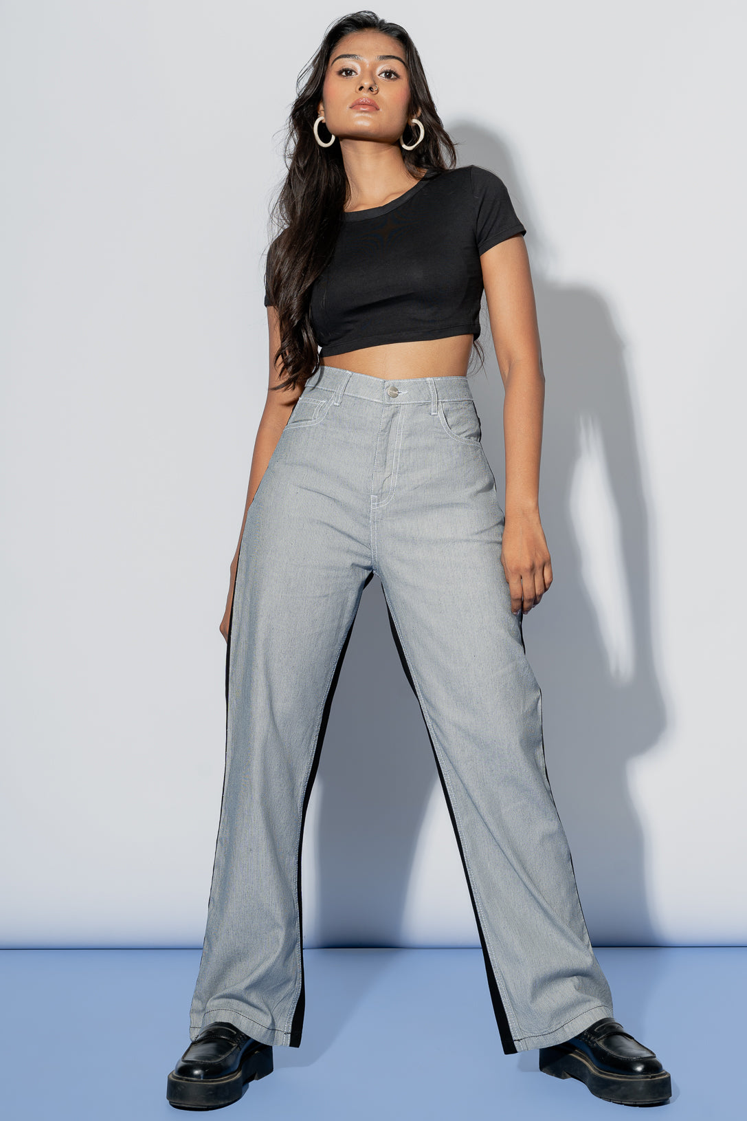 GREY-BLACK HYBRID PANTS