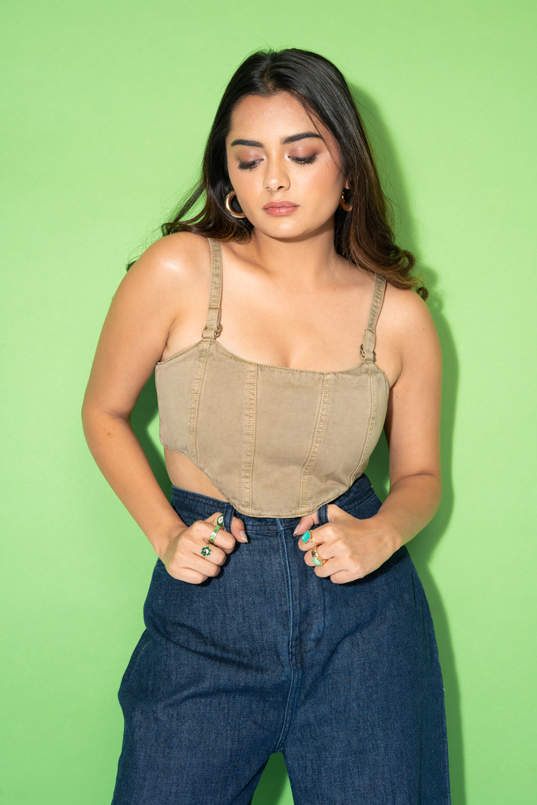 REPOSE CORSET TOP
