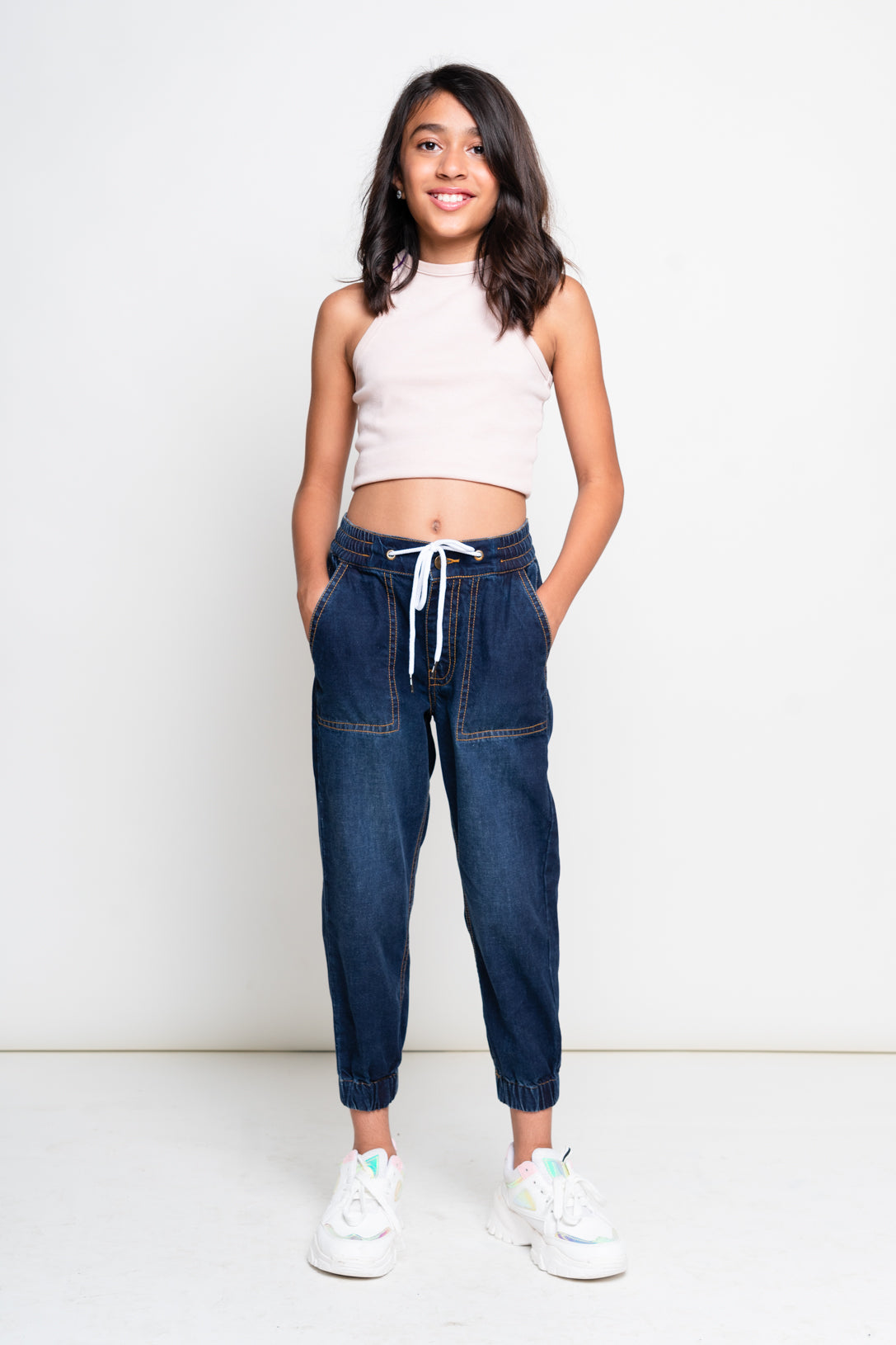 Dark blue joggers