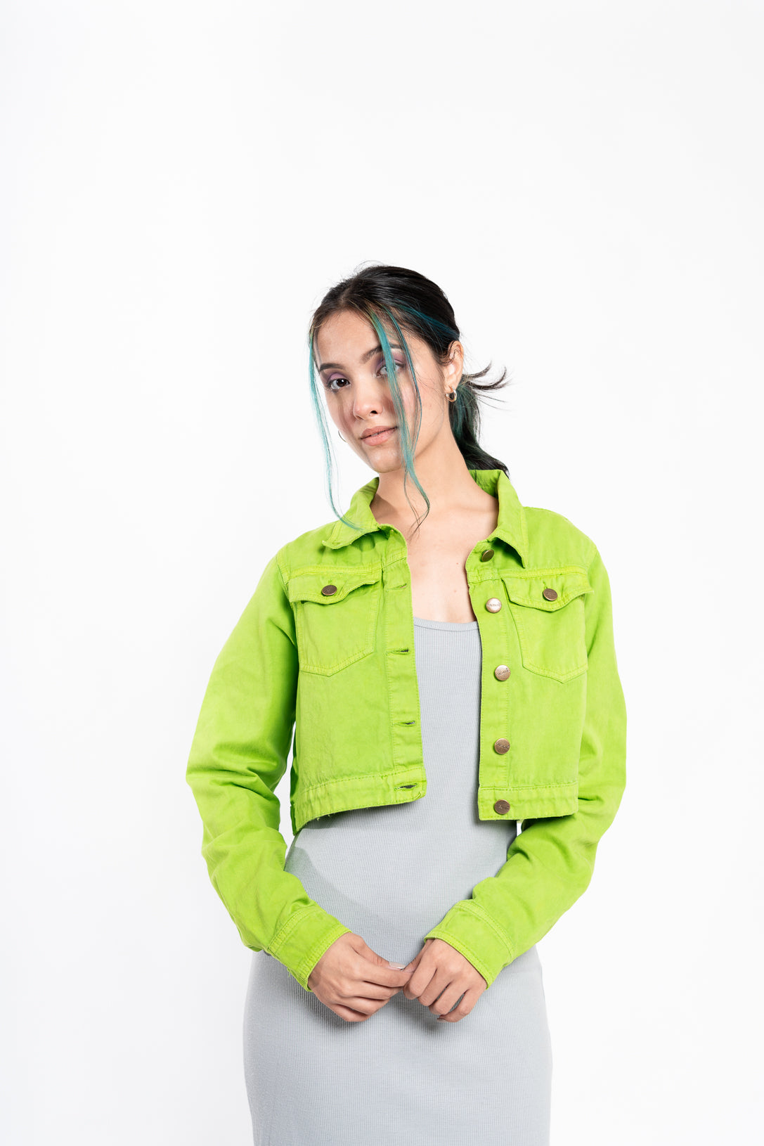 RIPPED GREEN JACKET