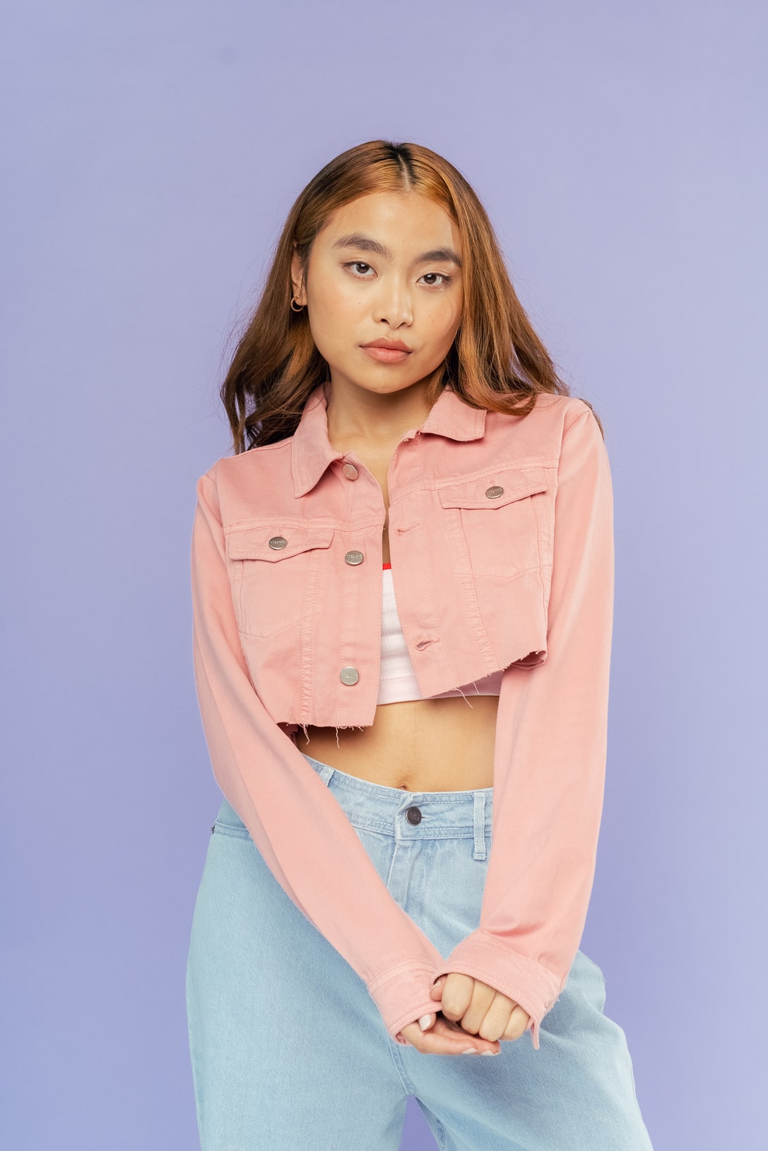 CORAL CROPPED JACKET