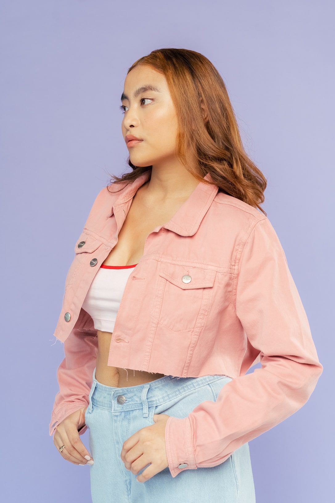 CORAL CROPPED JACKET