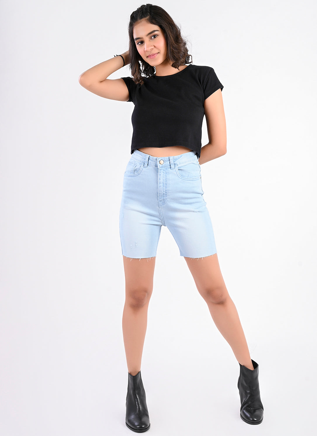 ICE BLUE BERMUDA SHORTS