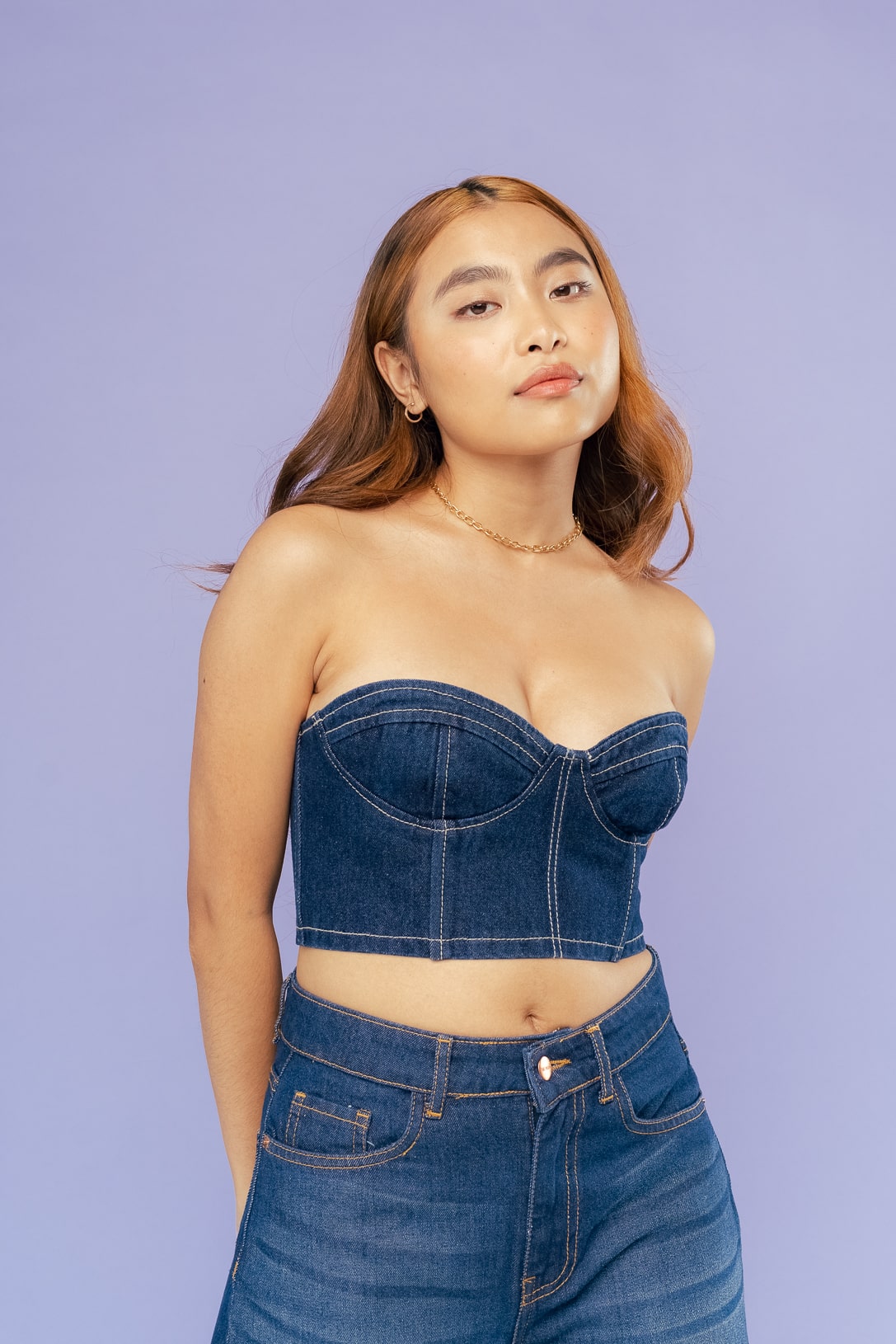 Indigo Bralette Top