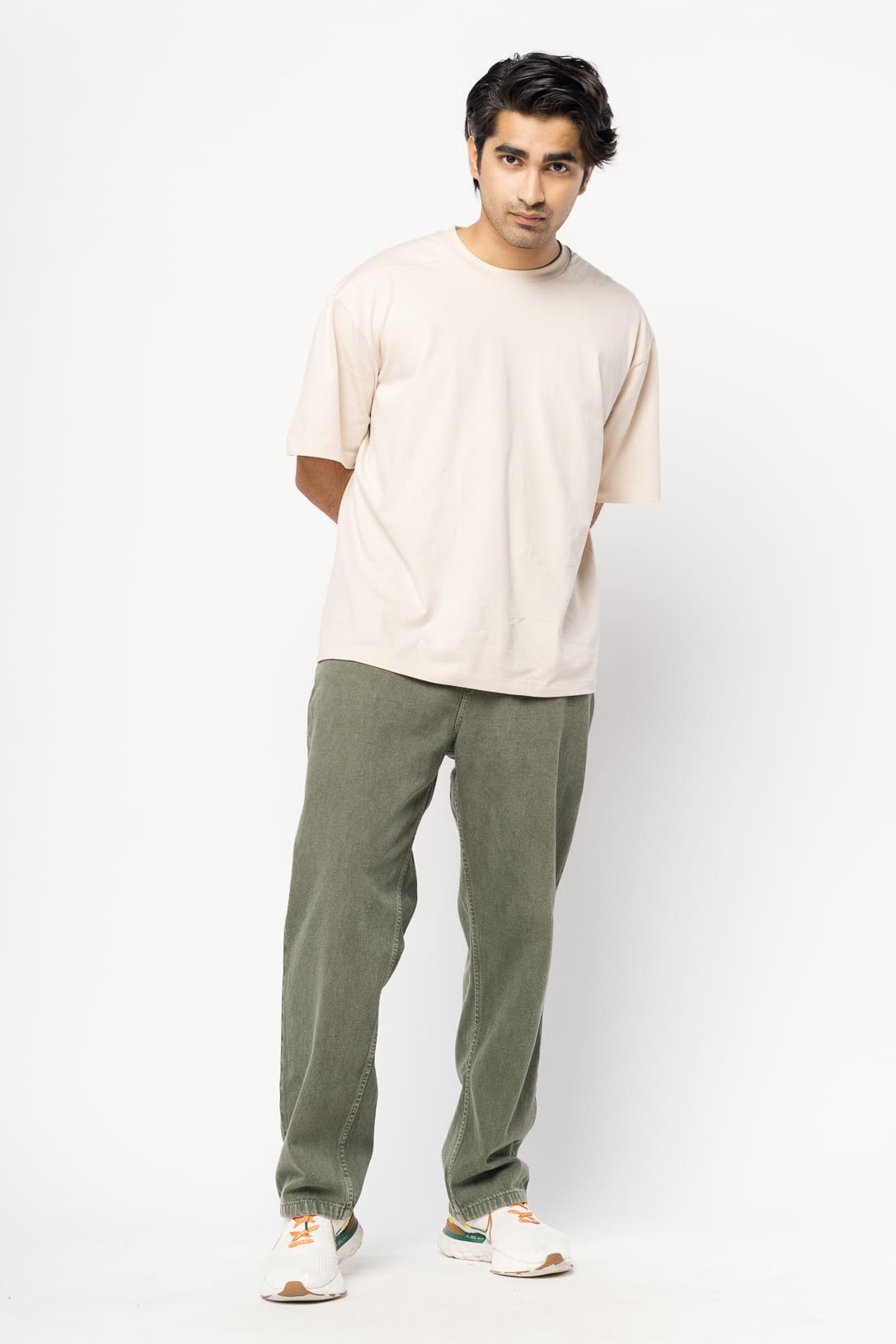 Men’s Olive Carrot Jeans