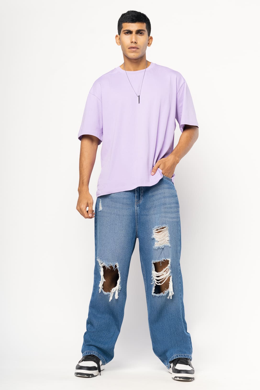 MEN'S BAGGY STRAIGHT JEANS