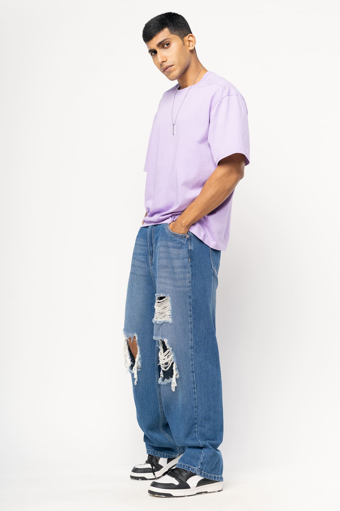 MEN'S BAGGY STRAIGHT JEANS