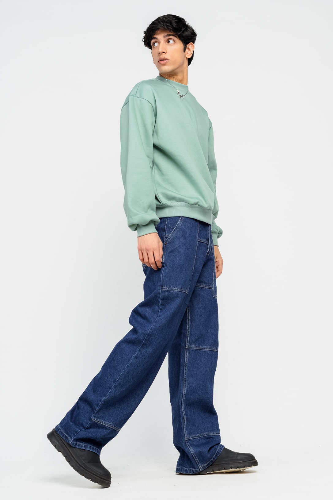 coplanar straight men's jeans