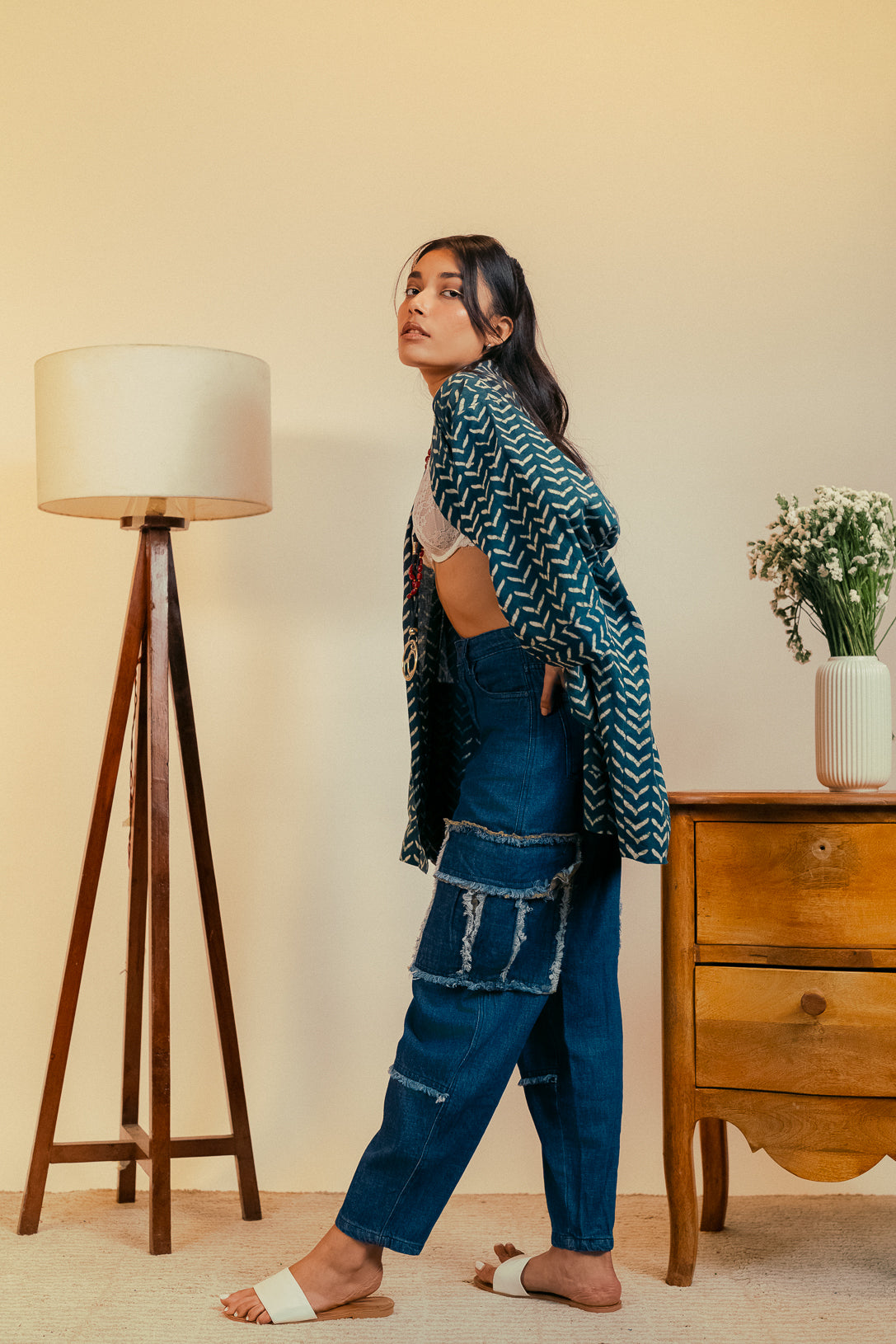 FRAYED SLOUCHY CARGO
