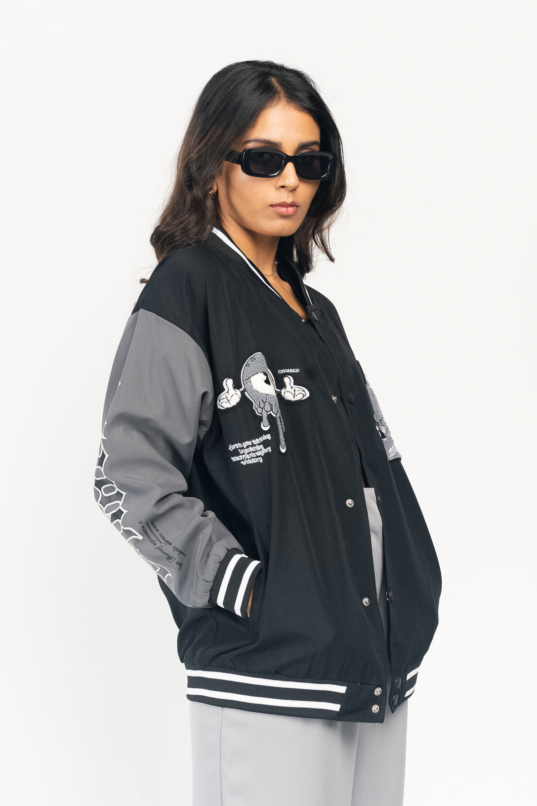 SHADOW PLAY VARSITY JACKET